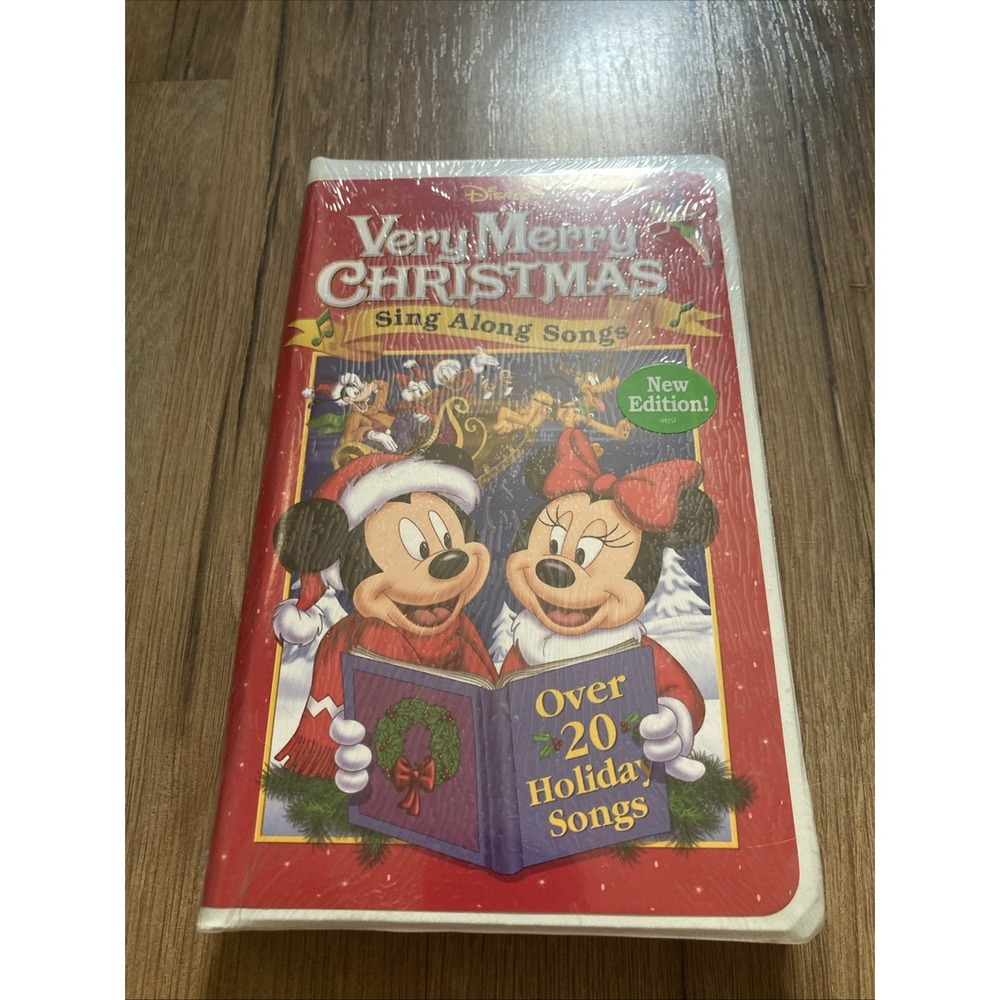Disney's Sing Along Songs Very Merry Christmas Songs Clamshell Sealed New
